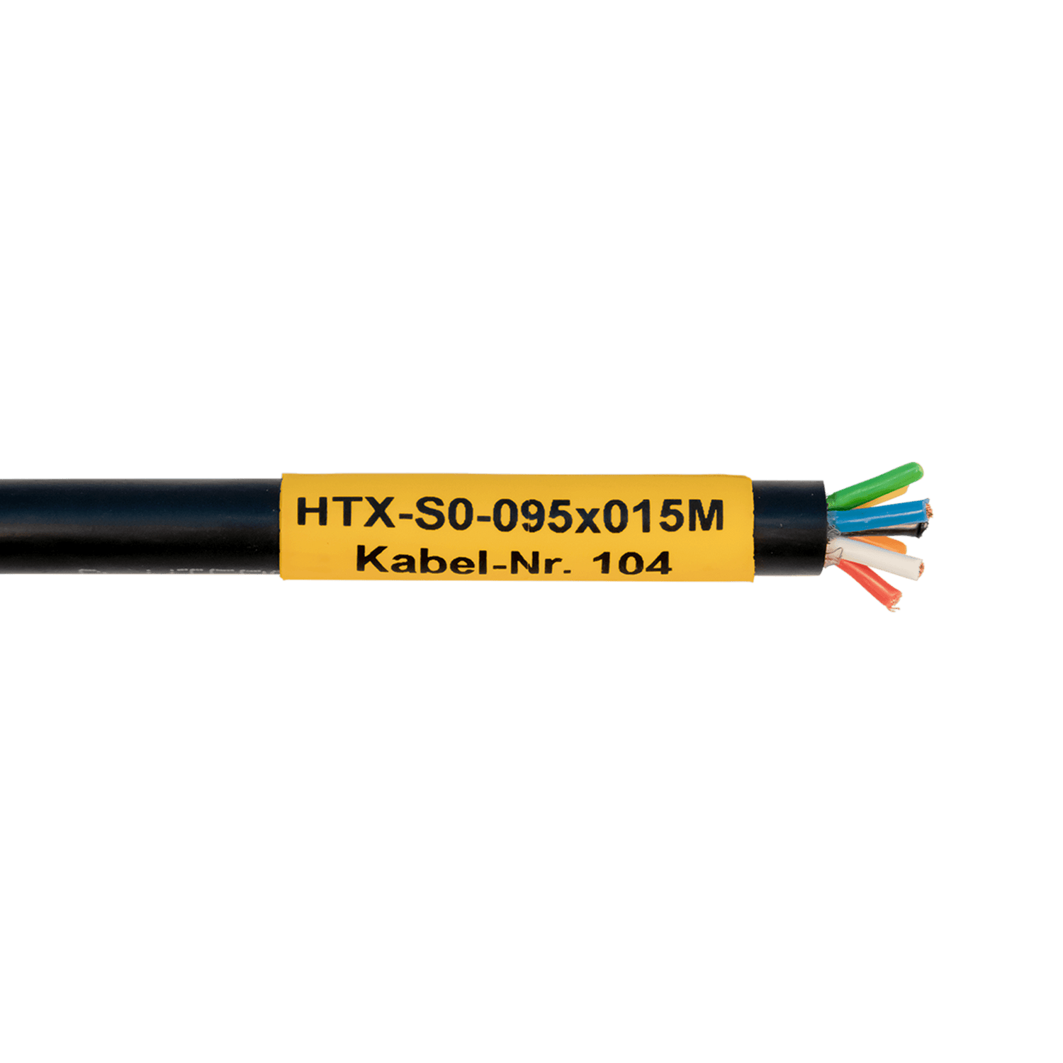 Shrink tubing as a cable marker